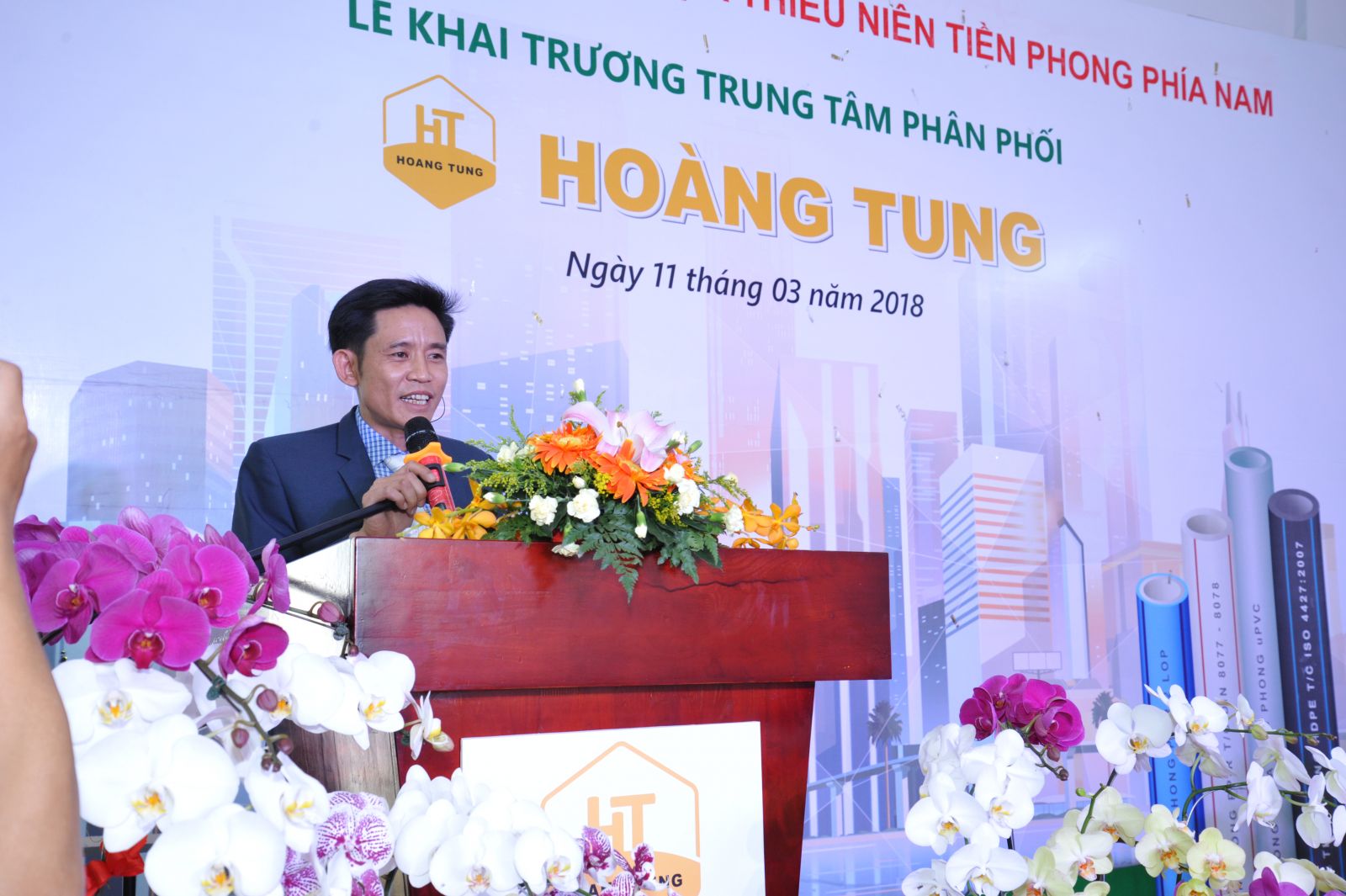 Phát biểu của lãnh đạo công ty trong ngày khai trương 11.3.2018