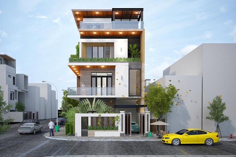 Mẫu thiết kế nhà phố 