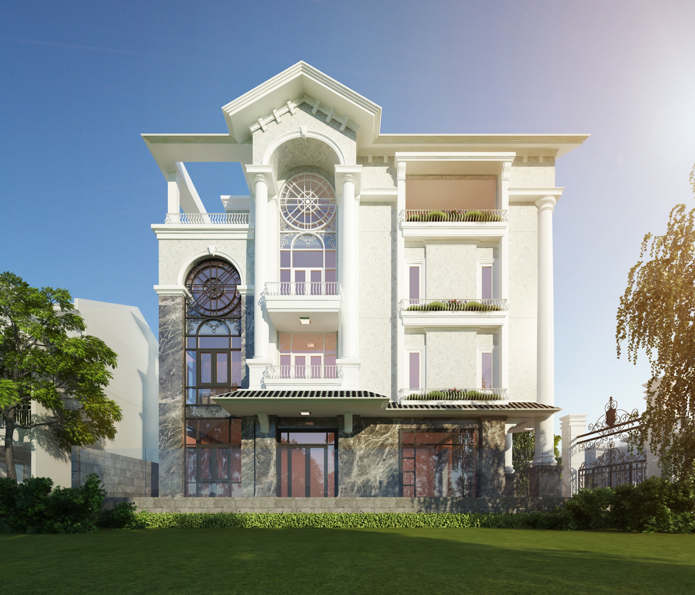 Mẫu thiết kế biệt thự
