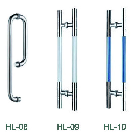 Tay cửa kính HL-08, 09, 10