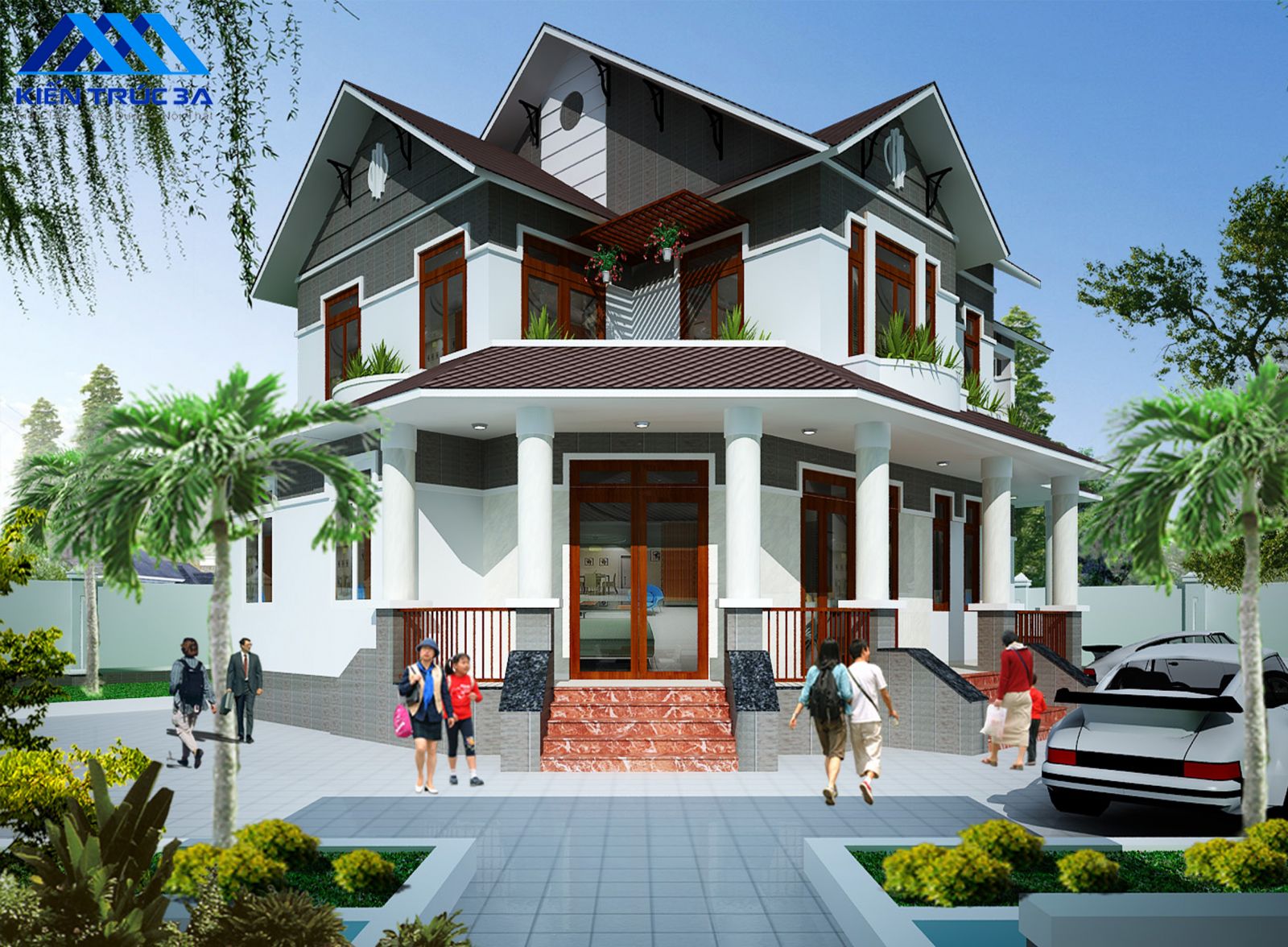 Thiết kế xây dựng nhà ở theo phong cách hiện đại