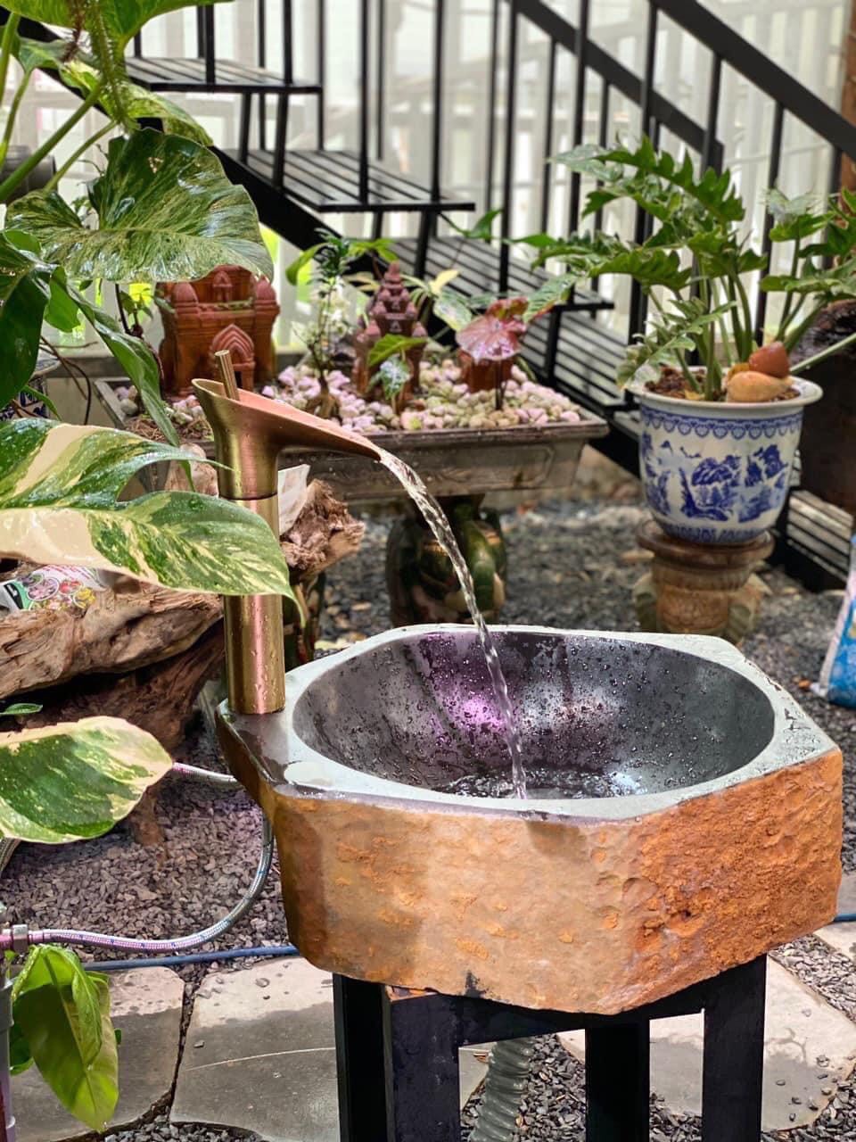 Lavabo đá Bazan để bàn