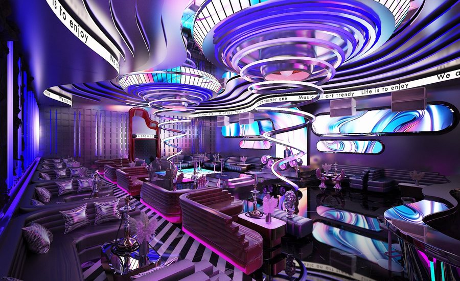 Không gian Bar Club sôi động