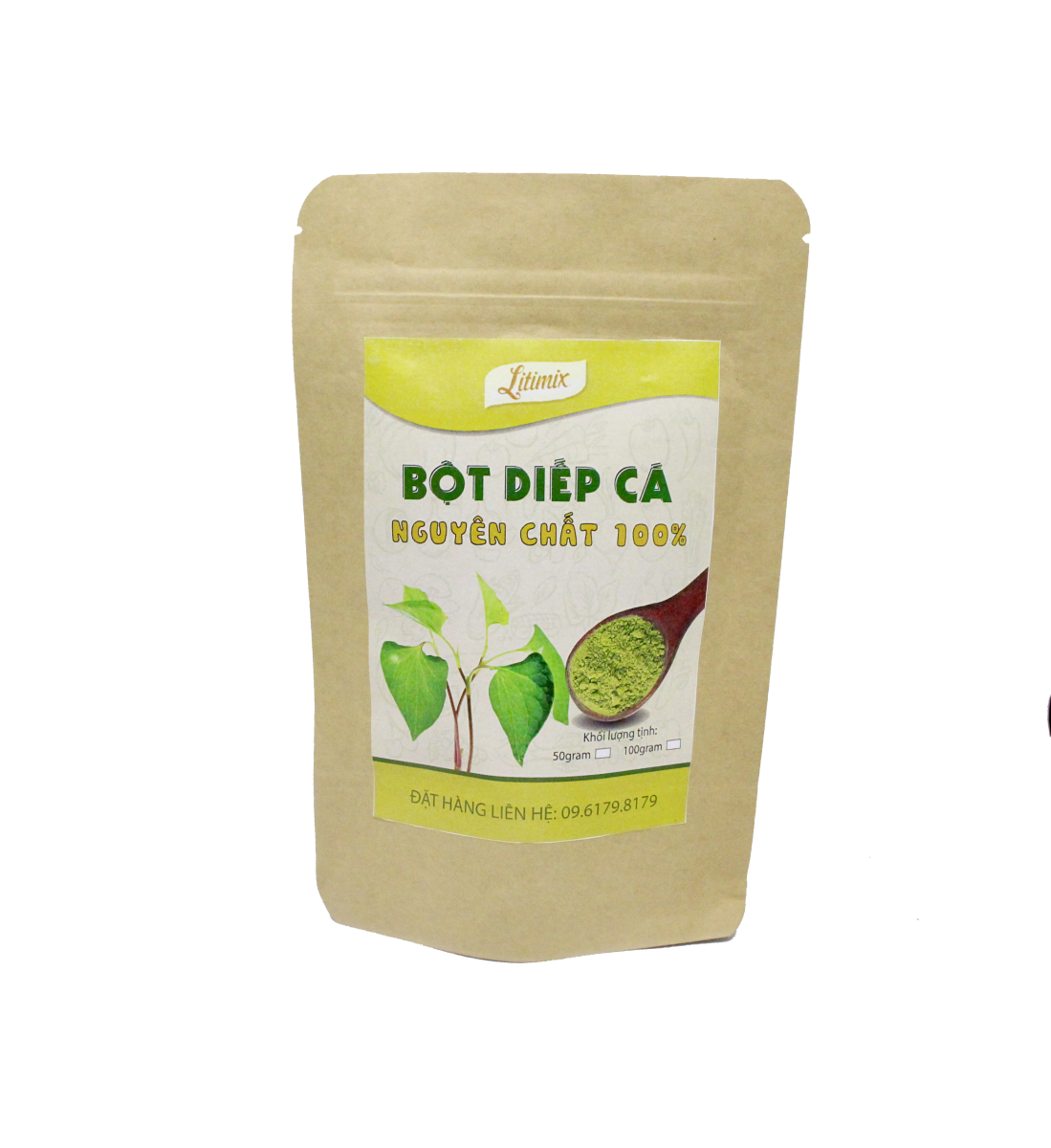 Bột diếp cá nguyên chất 