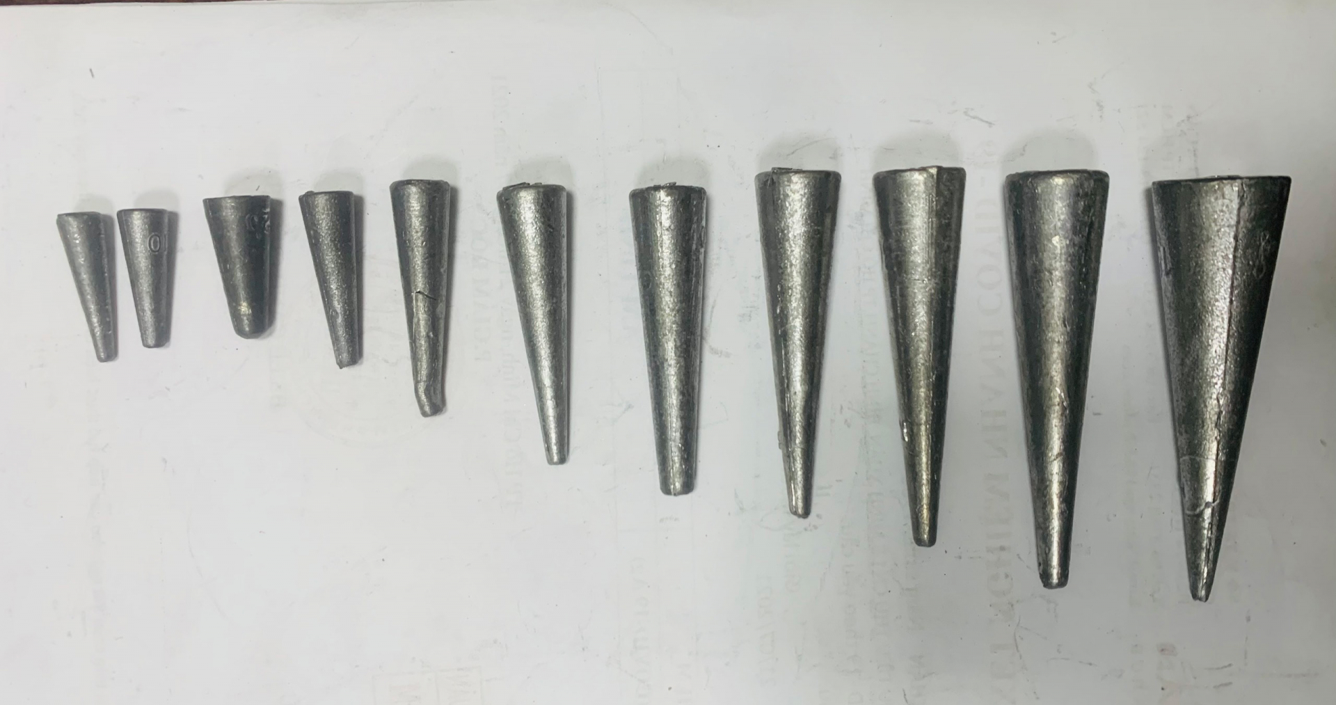 Các loại chì lưới, chì câu