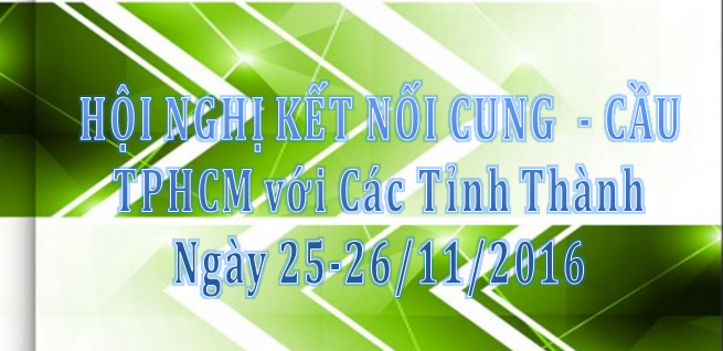 TPHCM tổ chức hội nghị kết nối cung - cầu hàng hóa 2016