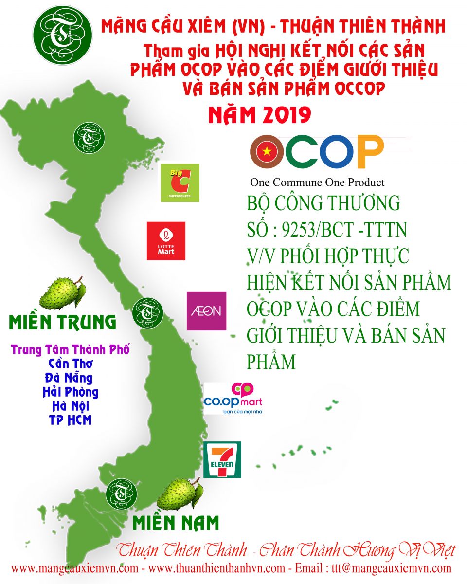 OCOP 2019  - MÃNG CẦU XIÊM THUẬN THIÊN THÀNH THAM GIA KẾT NỐI CÁC SẢN PHẨM OCOP VÀ CÁC ĐIỂM BÁN HÀNG THEO ....