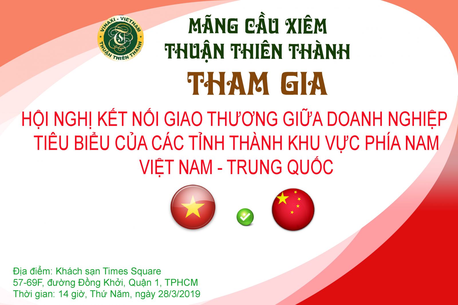 VINAXI- MÃNG CẦU XIÊM - THUẬN THIÊN THÀNH Tham gia hội Nghị.....