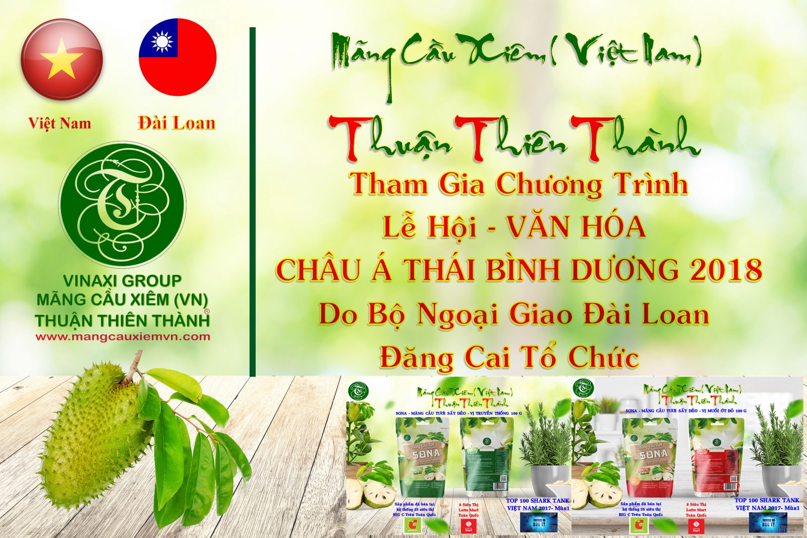 VINAXI- MÃNG CẦU XIÊM - THUẬN THIÊN THÀNH Tham tham gia Lễ Hội Văn Hóa Châu Á Thái Bình Dương 2018 