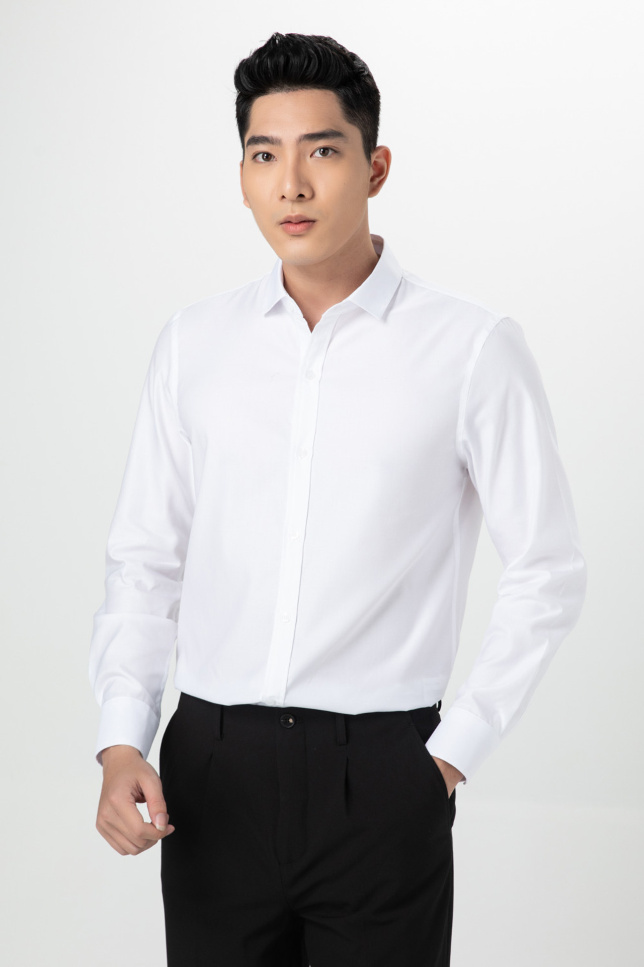 Áo sơ mi nam REGULAR FIT - Trắng
