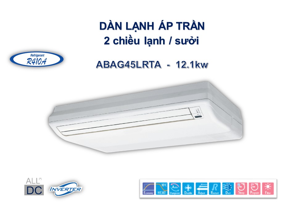 DÁN LẠNH ÁP TRẦN ABAG45LRTA (41.300Btu/h) R410A