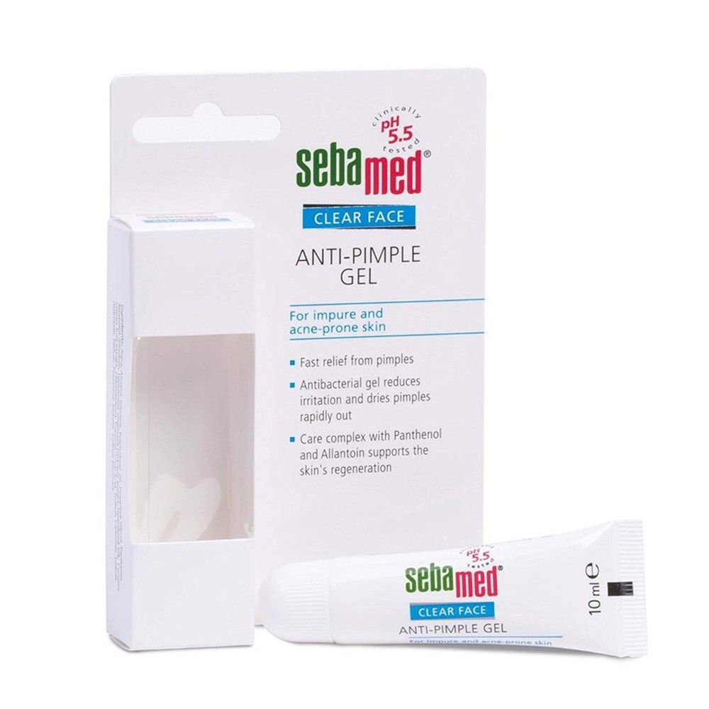 Gel trị mụn, kháng khuẩn SEBAMED CLEAR FACE ANTI-PIMPLE GEL - SEBAPHARMA