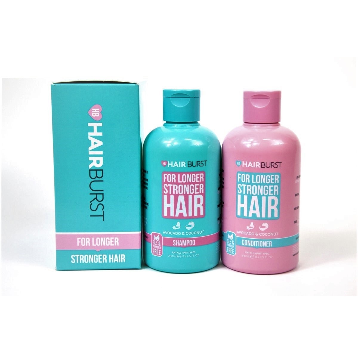 Bộ dầu gội đầu Hairburst For Longer Stronger Hair