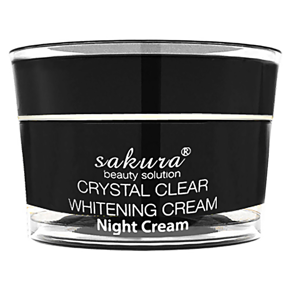 Kem trị nám trắng da Sakura Crystal Clear Whitening Night Cream