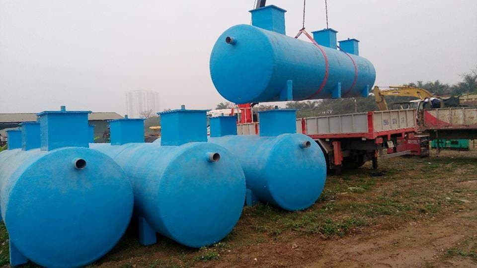 Công trình Bồn xử lý nước thải cho Cty Sáng Việt