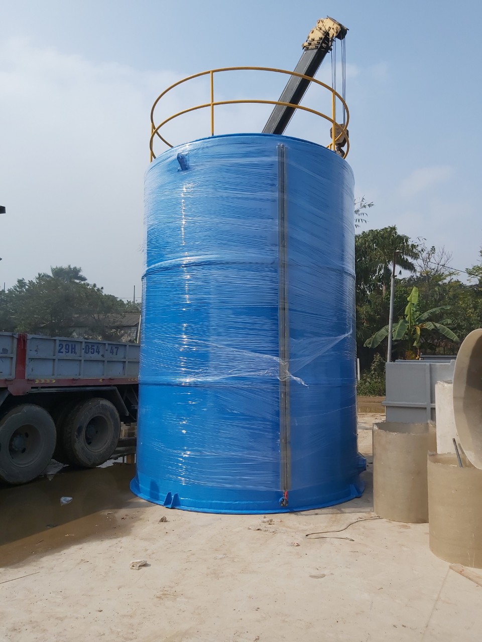 Bồn Composite chứa hóa chất 