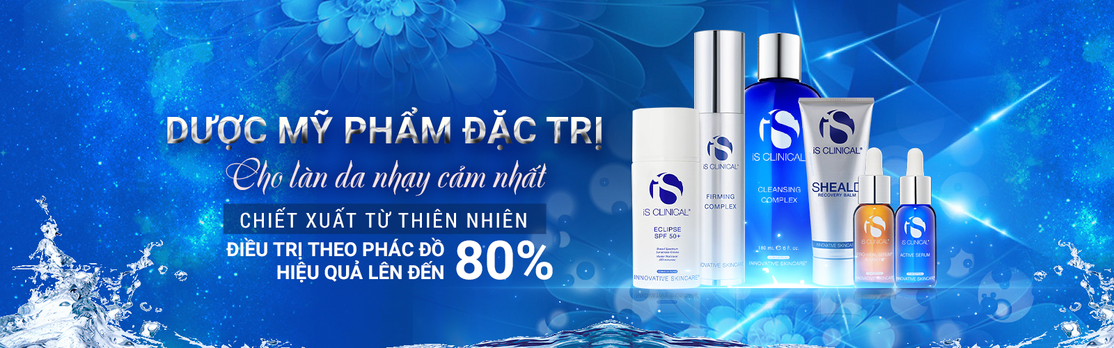 Bộ dược mỹ phẩm đặc trị cho da nhạy cảm nhất Is Clinical