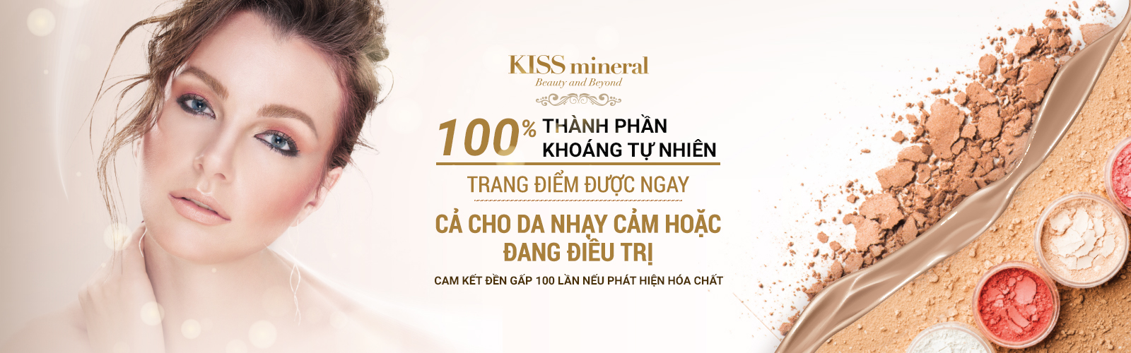 100% thành phần tự nhiên - Kiss Mineral