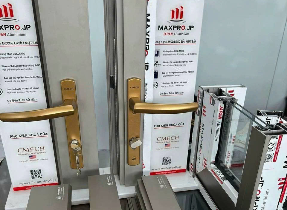 Đồng bộ phụ kiện nhôm kính cao cấp