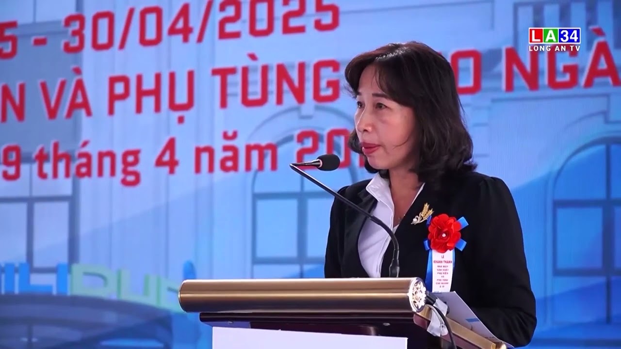 Khánh thành Nhà máy sản xuất phụ kiện và phụ tùng cho ngành ô tô | LONG AN TV