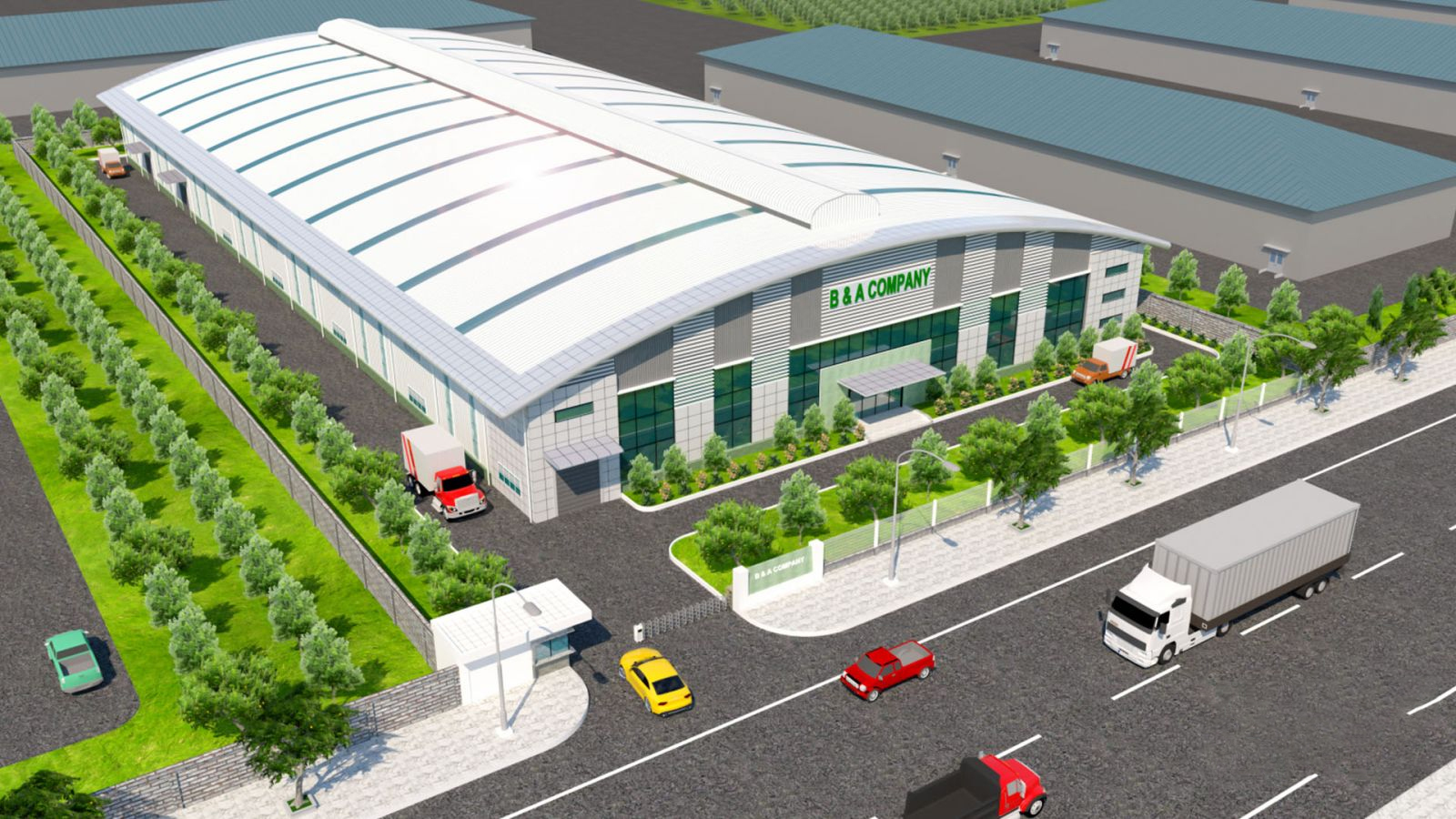 NHÀ MÁY SẢN XUẤT ĐIỀU HOÀ B&A