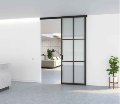 Bộ cửa lùa nhôm Slim cover 1 cánh