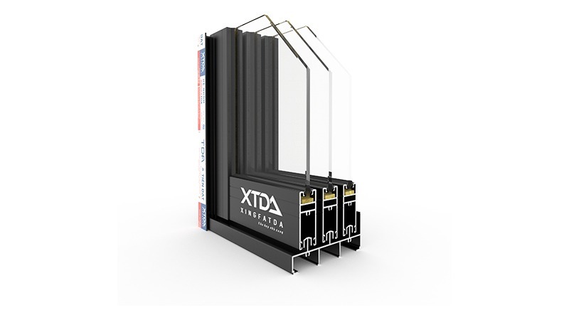 Nhôm Xingfa cửa sổ trượt 3 ray