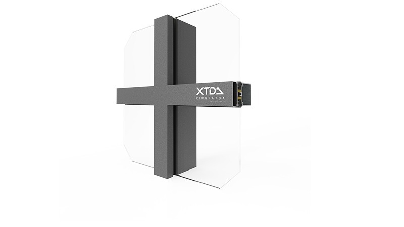 Nhôm Xingfa mặt dựng hệ 65 khung nhôm nổi