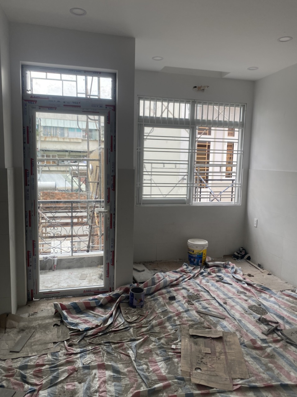 Xingfa aluminum door project in District 5