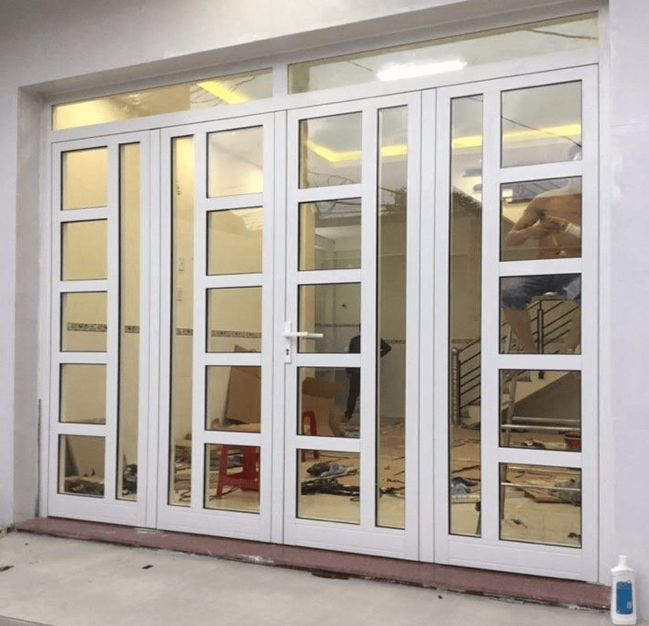 Aluminum glass doors