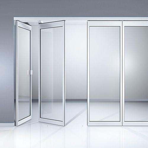 Aluminum and glass wall