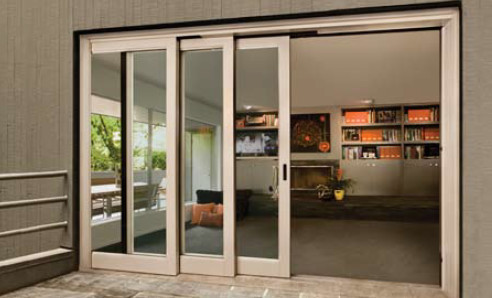 Plastic door with steel core 02