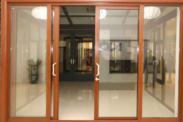 Aluminum glass doors