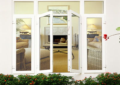 Plastic door with steel core 03
