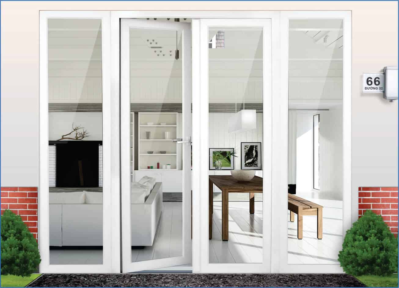 Plastic door with steel core 01