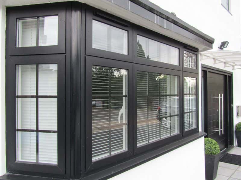 Plastic door with steel core 04