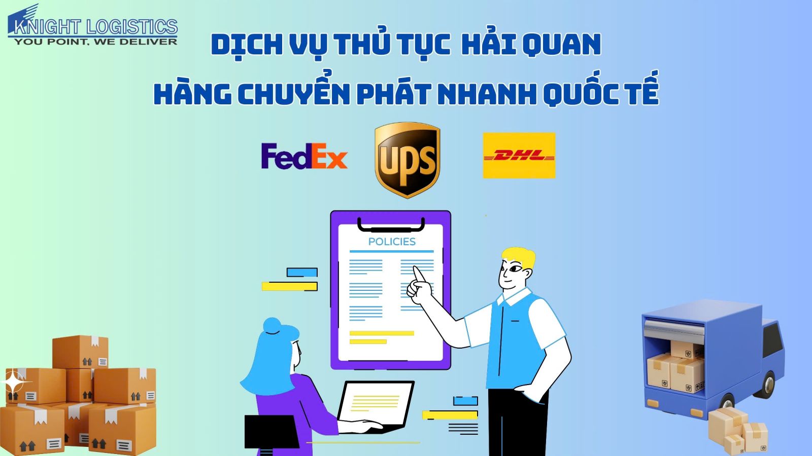 Dịch vụ thủ tục hải quan đối với hàng chuyển phát nhanh quốc tế
