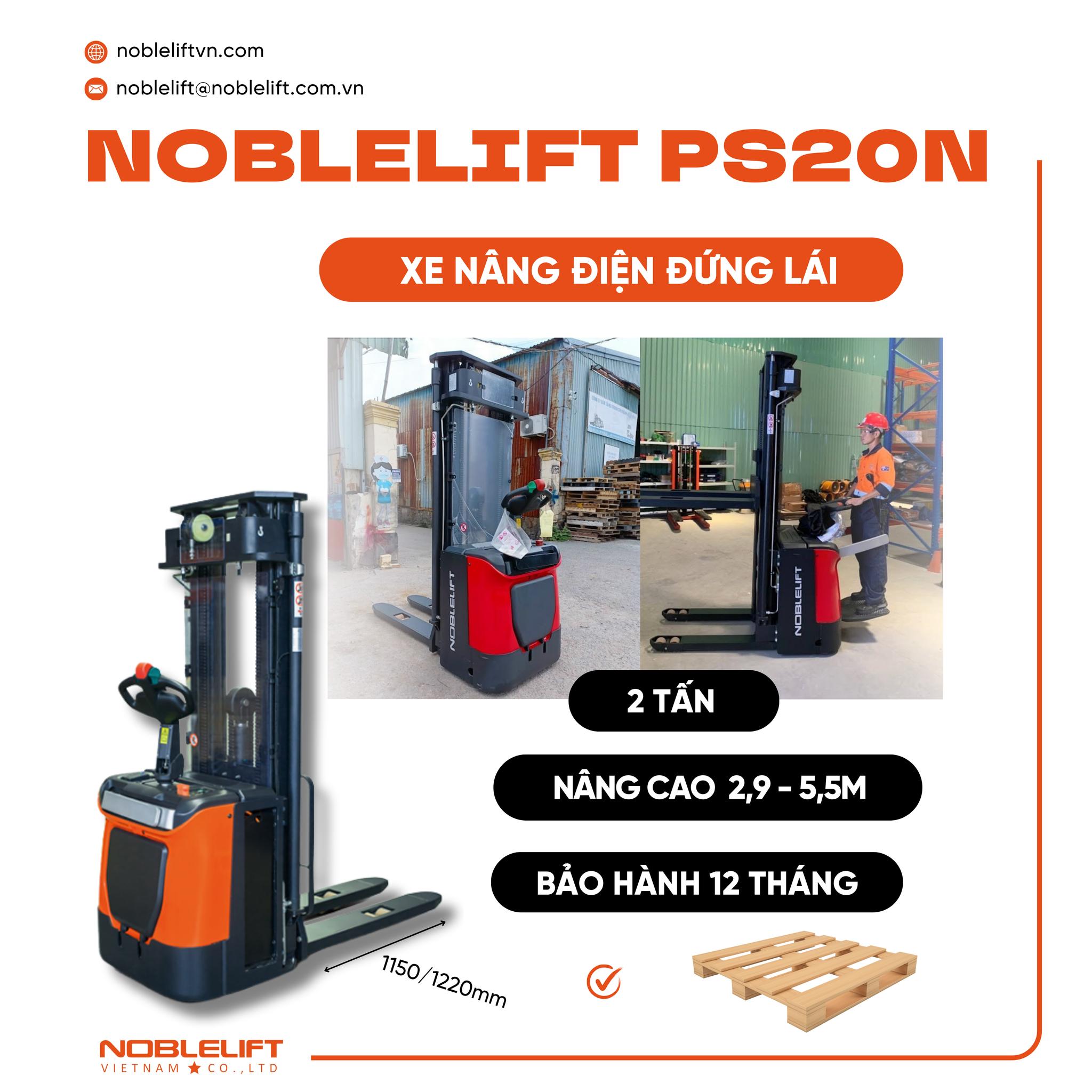  XE NÂNG ĐIỆN ĐỨNG LÁI PS20N