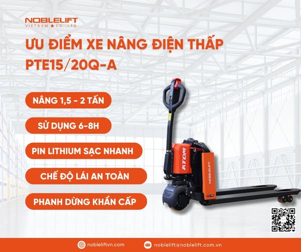 Xe nâng điện thấp PTE20Q-A