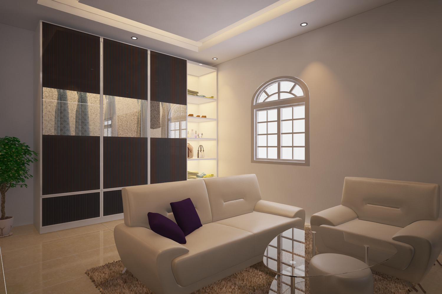 Ứng dụng Kính 3D Vensky cho phòng khách nhà ở, Villa, biệt thự