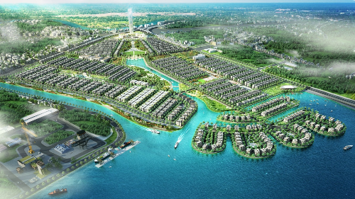 The Monaco bao quanh bởi ba dòng sông mang đến tài lộc, thịnh vượng cho gia chủ.