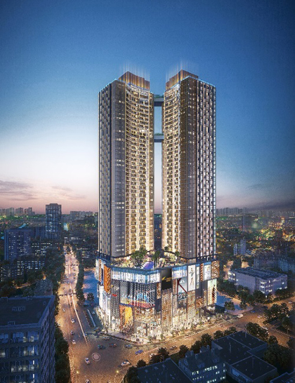 Phối cảnh bên ngoài dự án Alpha Hill.