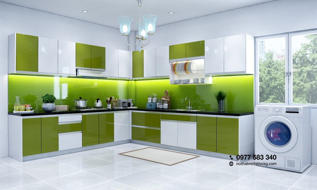 Plastic kitchen cabinets TBN08