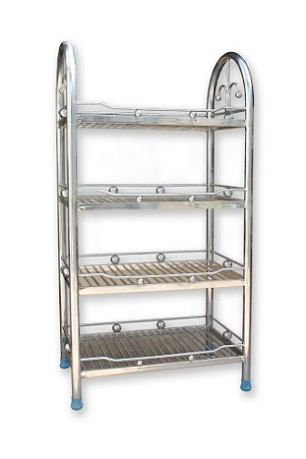 Kệ chén vĩ ống (40X60) 4T VC