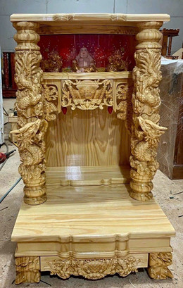 Thần tài gỗ 01
