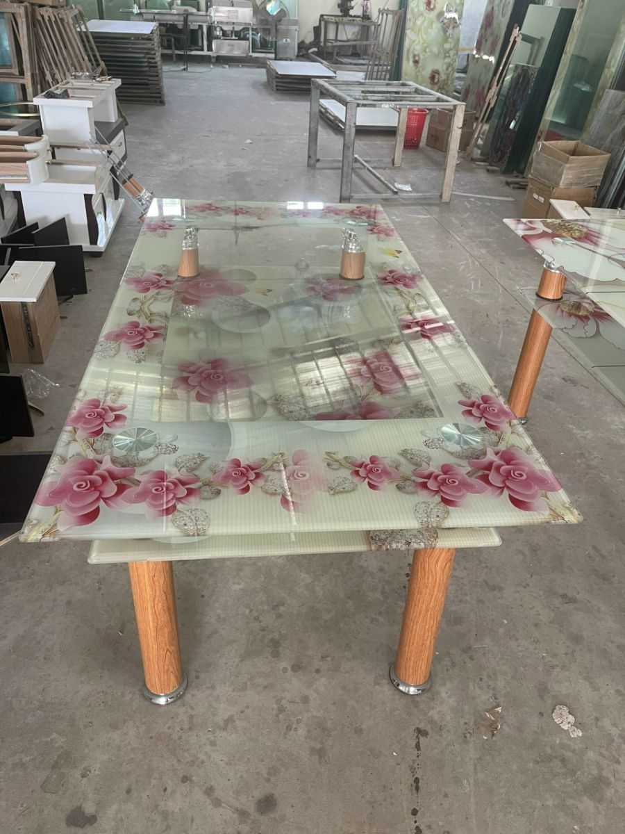 Bàn ăn 2 tầng 3D 06