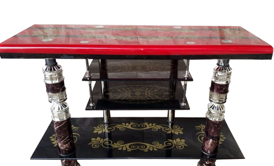 Kệ tivi (1m0) đỏ đen