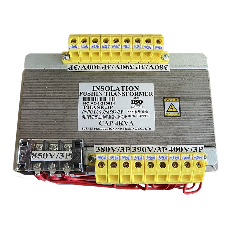 Biến áp cách ly 3 pha vào 850V ra 380V/390V/400V- 4KVA