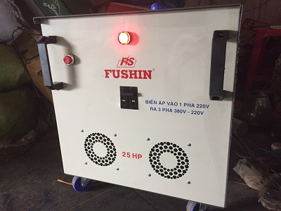 Lắp đặt máy biến áp 1pha ra 3pha