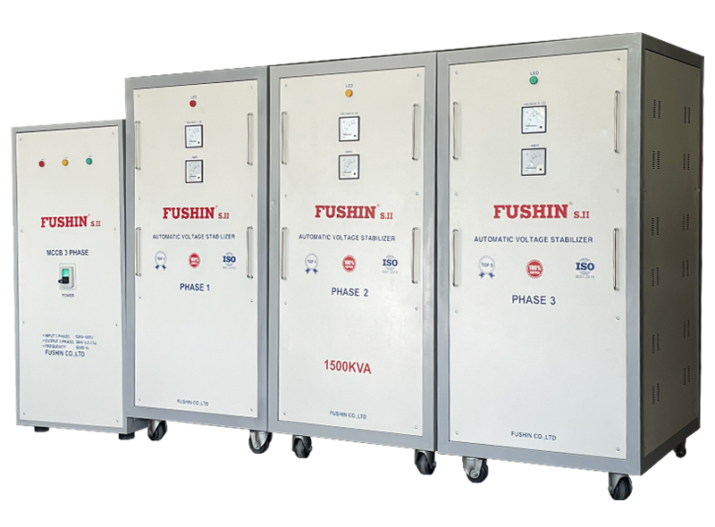 Ổn áp Fushin 3 pha - 1500KVA (520V~600V/580V)
